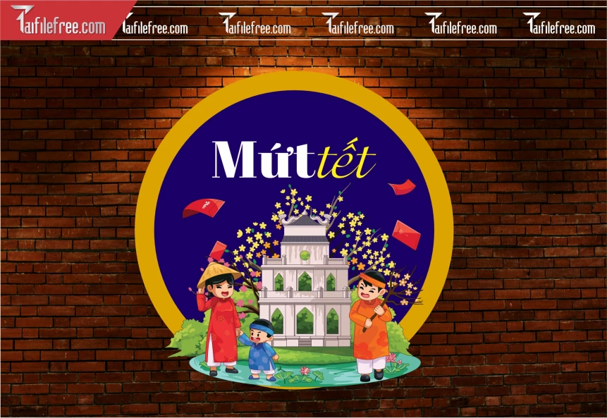 Tem Nhãn Hộp Mứt Tết _PT192