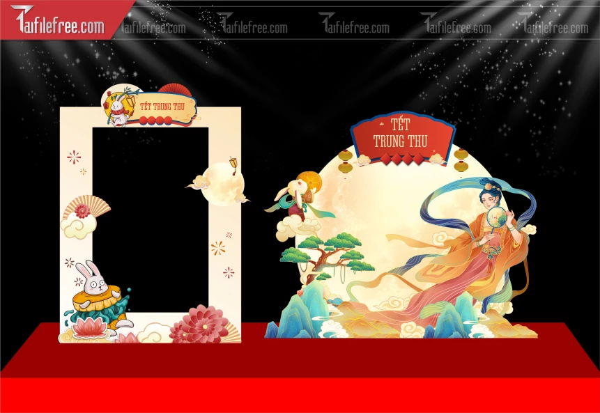 Mẫu Background Trung Thu Đẹp Mắt Sáng Tạo_TTV291