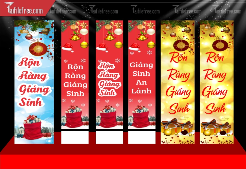 Phướn Thả Mừng Chúa Giáng Sinh Noel_GS141