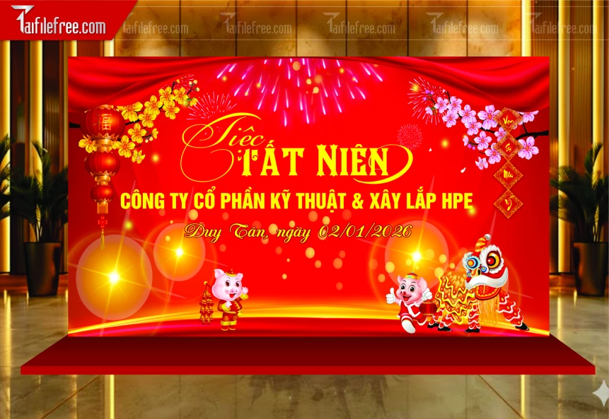 Mẫu Phông Nền Chúc Mừng Năm Mới Năm Chào Xuân Bính Ngọ _PT958