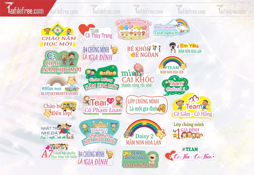 Hashtag Cầm Tay Tổng Hợp Trường Học _HTL43