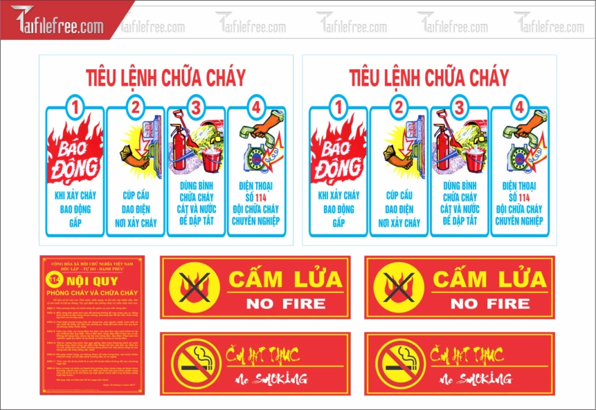 Mẫu Biển Báo Phòng Cháy, Chữa Cháy BB45