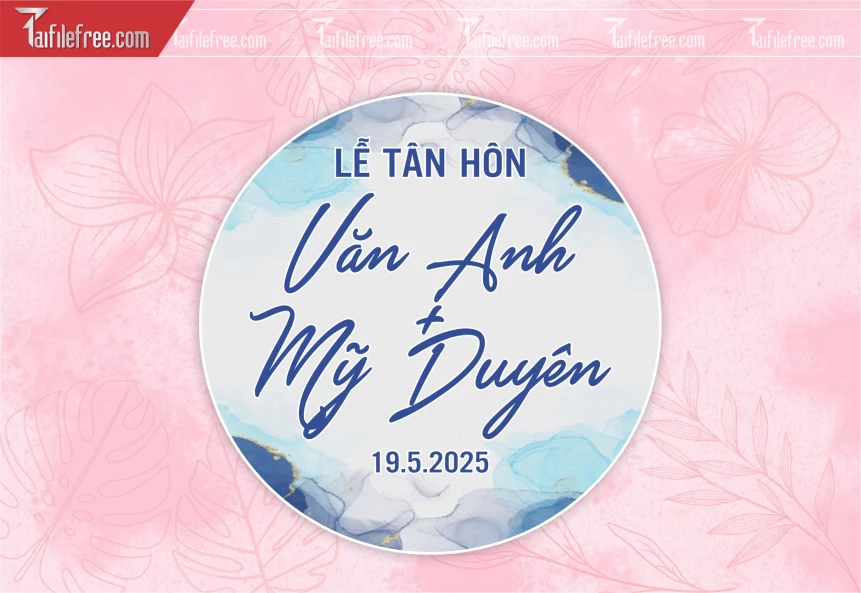 Bảng Tên Cưới Tông Đỏ_BC72