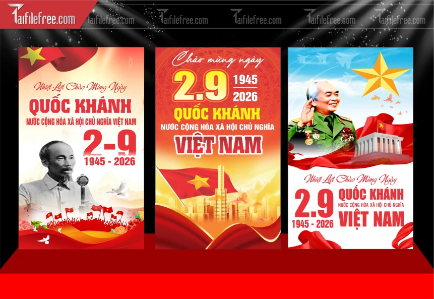 Mẫu Poster Lễ Quốc Khánh Ngày Độc Lập 2/9_BH1004