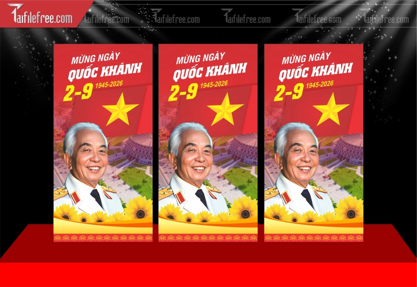 Mẫu Poster Lễ Quốc Khánh Ngày Độc Lập 2/9_BH1016