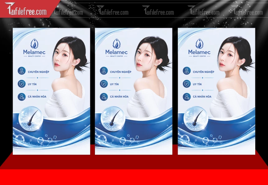 Mẫu Standee Spa_BH1017