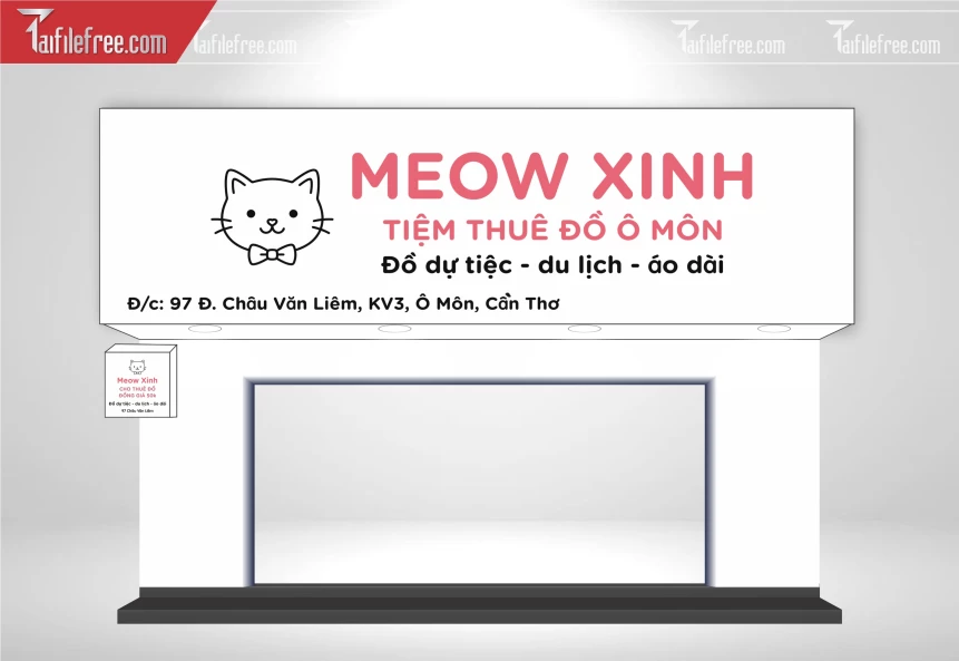 Biển Quảng Cáo, Bảng Hiệu Tiệm Thuê đồ_BH998
