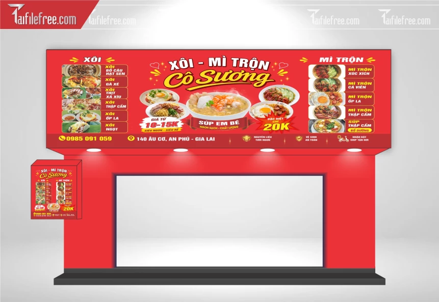 Biển Quảng Cáo, Bảng Hiệu Tiệm Xôi_BH1032