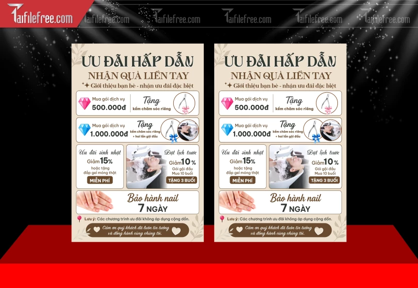 Mẫu Tờ Rơi Spa_BH1035