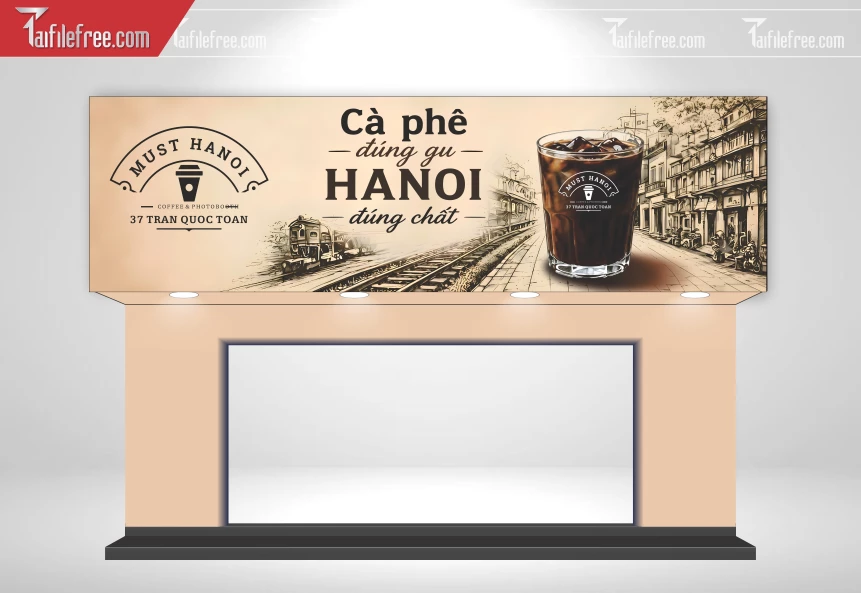 Biển Quảng Cáo, Bảng Hiệu Tiệm Caffe_BH1066
