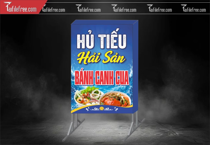 Biển Hiệu, Bảng Hộp Đèn Tiệm Hủ Tiếu_BH1081