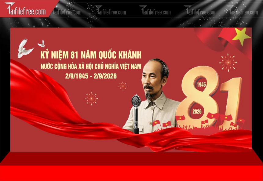 Mẫu Poster Lễ Quốc Khánh Ngày Độc Lập 2/9_BH1082