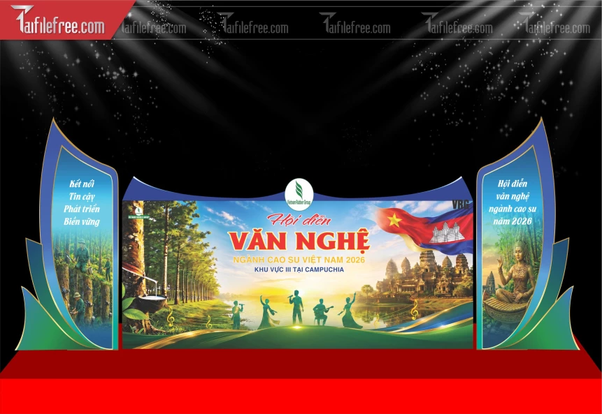 Mẫu Background Sân Khấu Sự Kiện_BH1084