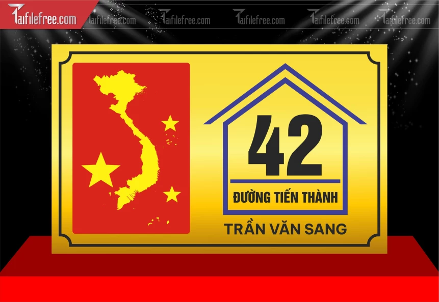 Mẫu Bảng Số Nhà_BH1089