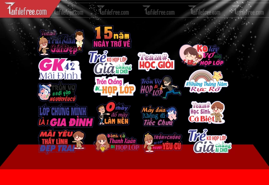 Hashtag Cầm Tay Họp Lớp_BH1092