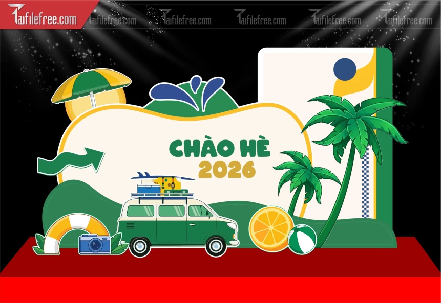 Mẫu Background Chào Hè_BH1107