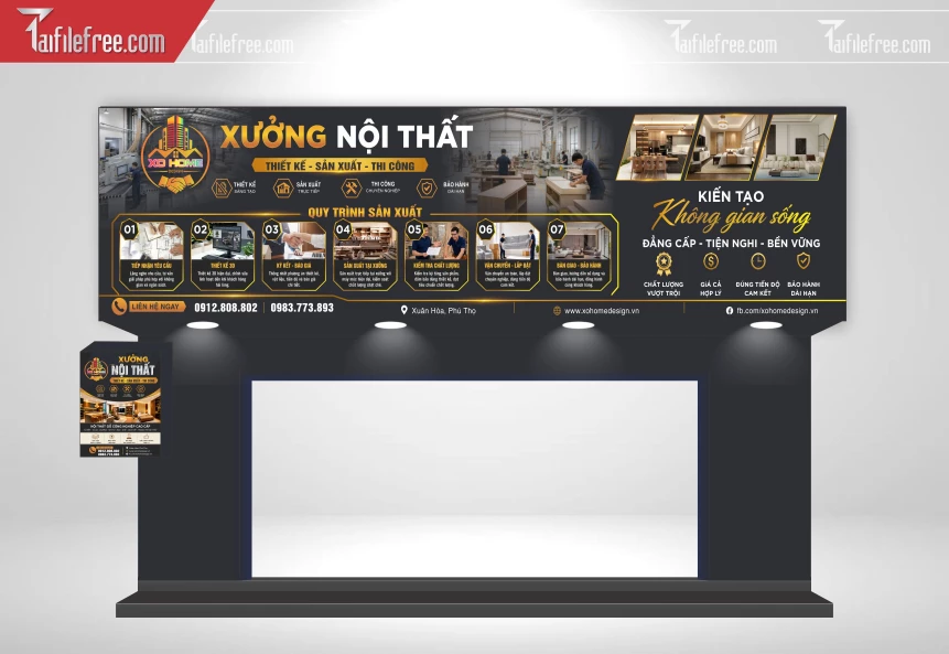 Biển Quảng Cáo, Bảng Hiệu Xưởng Nội Thất_BH1108