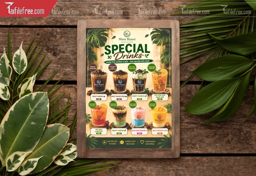 Menu Tiệm Caffe_BH1122