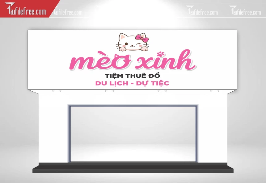 Biển Quảng Cáo, Bảng Hiệu Tiệm Thuê Đồ_BH1138