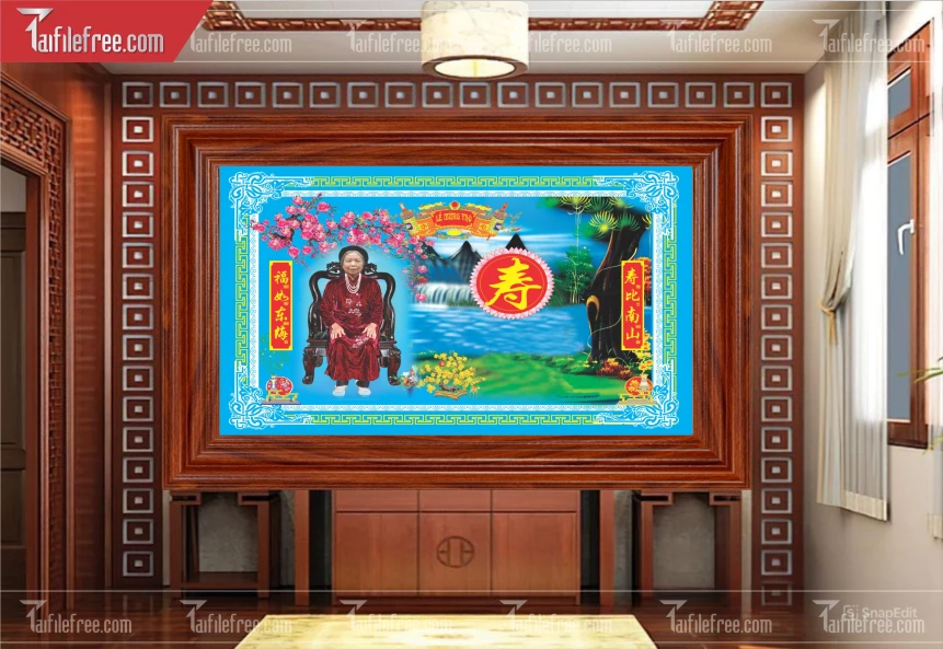 Mẫu Cuốn Thư Trang Trí Phòng Thờ Đẹp_BH1150
