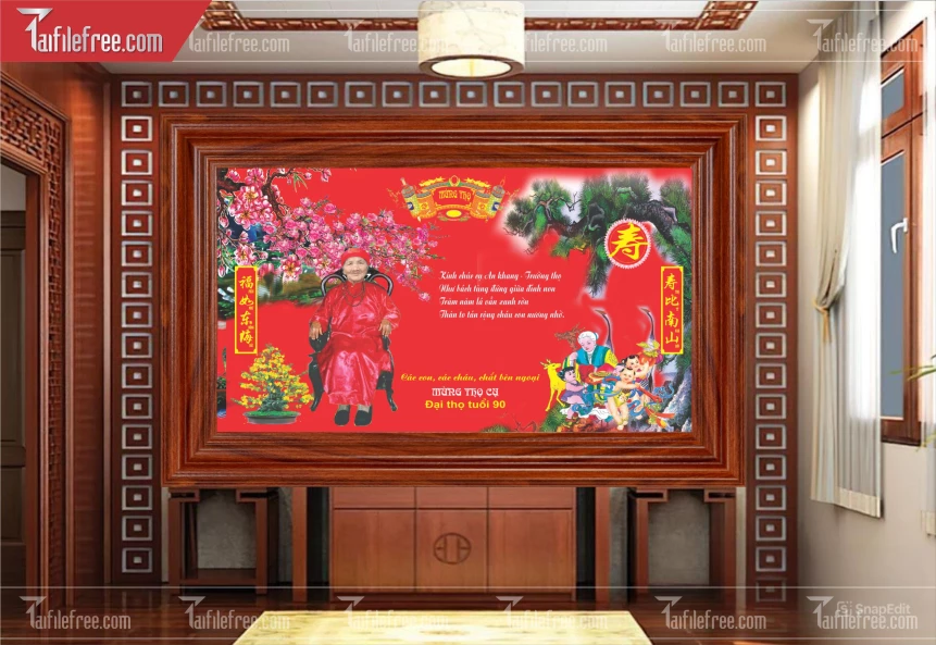 Mẫu Cuốn Thư Trang Trí Phòng Thờ Đẹp_BH1151