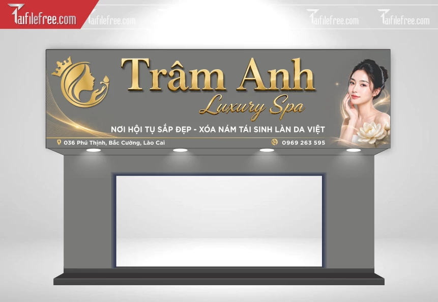 Biển Quảng Cáo, Bảng Hiệu Tiệm Spa_BH1158