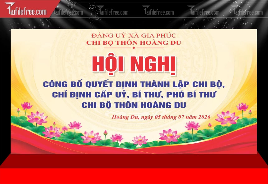 Mẫu Phông Nền Hội Nghị_BH1174