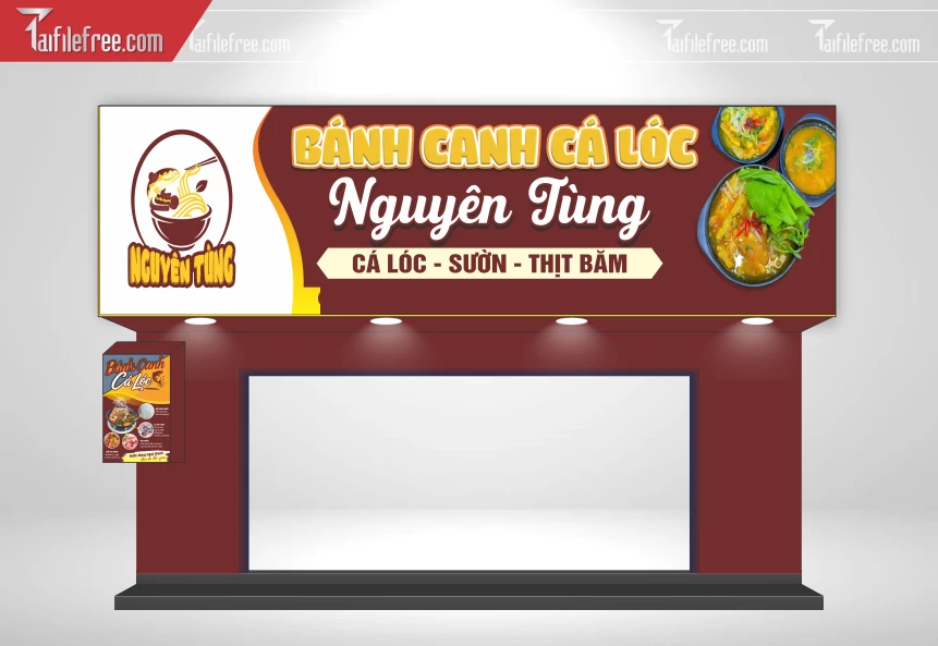 Biển Quảng Cáo, Bảng Hiệu Tiệm Bánh Canh_BH1182