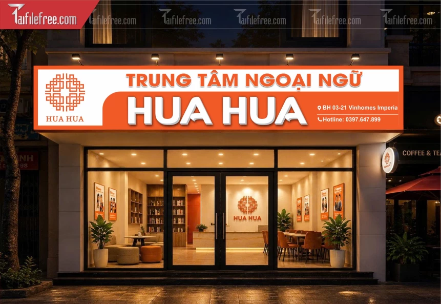 Biển Quảng Cáo, Bảng Hiệu Trung Tâm Ngoại Ngữ_BH1205