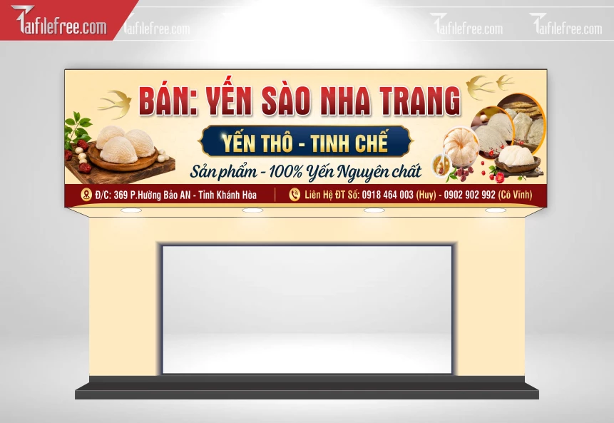 Biển Quảng Cáo, Bảng Hiệu Tiệm Yến Xào_BH1213