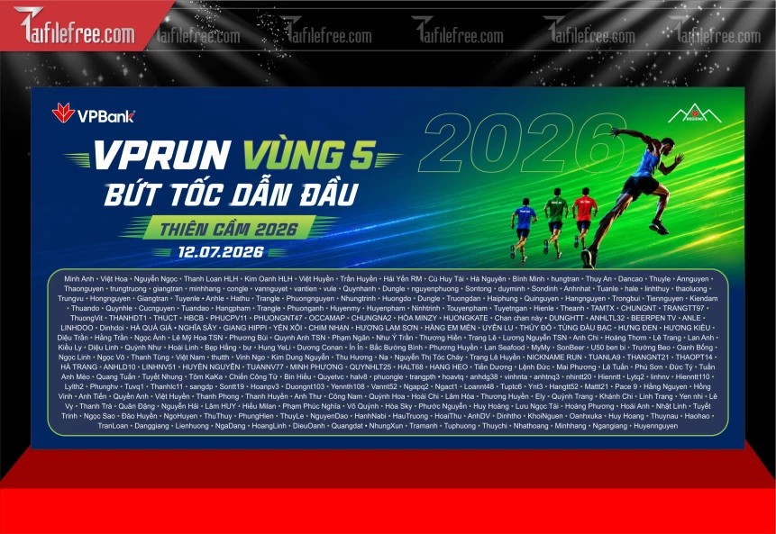 Mẫu Phông Nền Thể Thao Chạy Bộ_BH1221