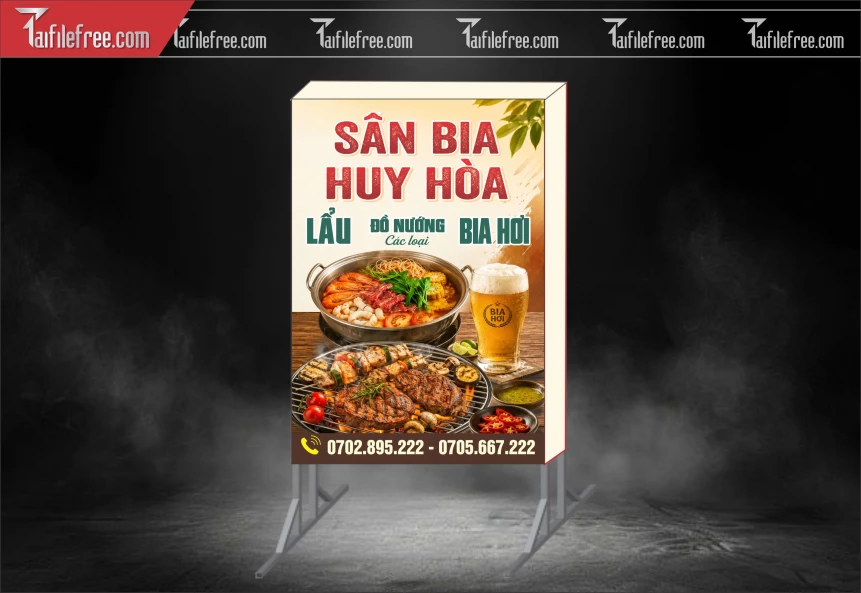 Biển Hiệu, Bảng Hộp Đèn Quán Nhậu_BH1222