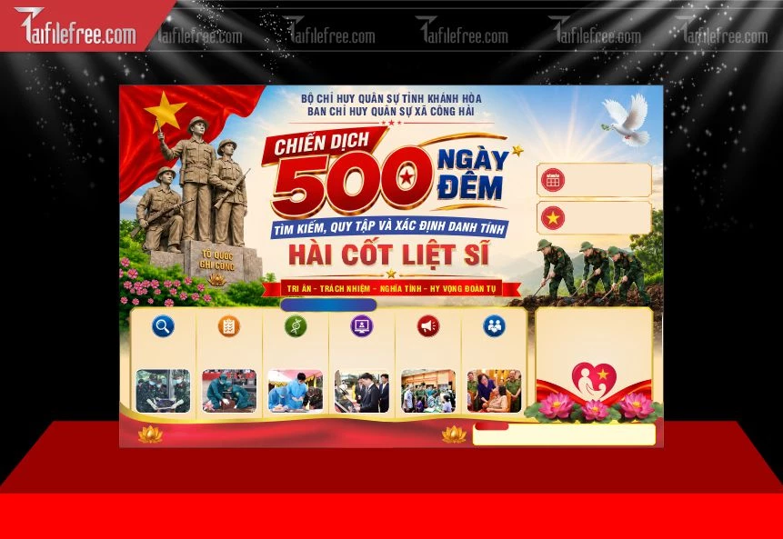 Mẫu Banner Kỷ Niệm Ngày Thương Binh Liệt Sĩ_BH1227