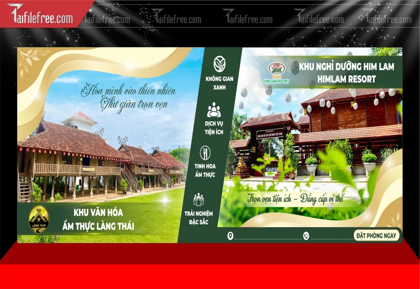 Mẫu Phông Nền Quảng Bá Du Lịch_BH1239