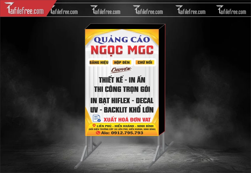 Biển Hiệu, Bảng Hộp Đèn Tiệm Quảng Cáo_BH1242