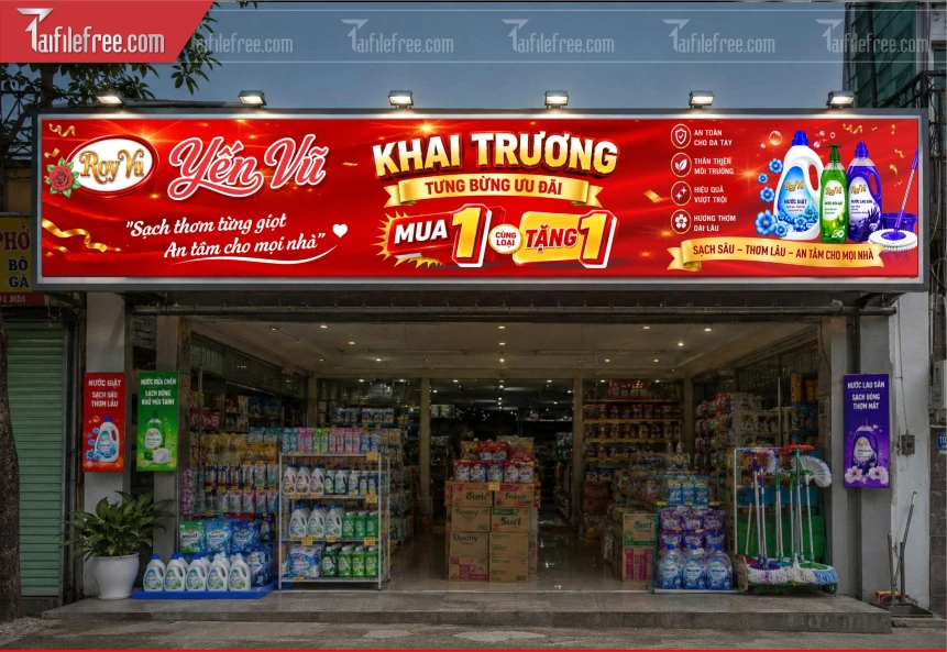 Biển Quảng Cáo, Bảng Hiệu Tiệm Bách Hóa_BH1248