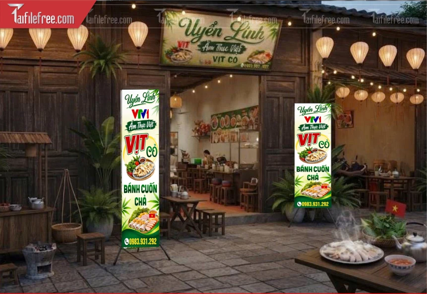 Biển Quảng Cáo, Bảng Hiệu Tiệm Vit_BH1250