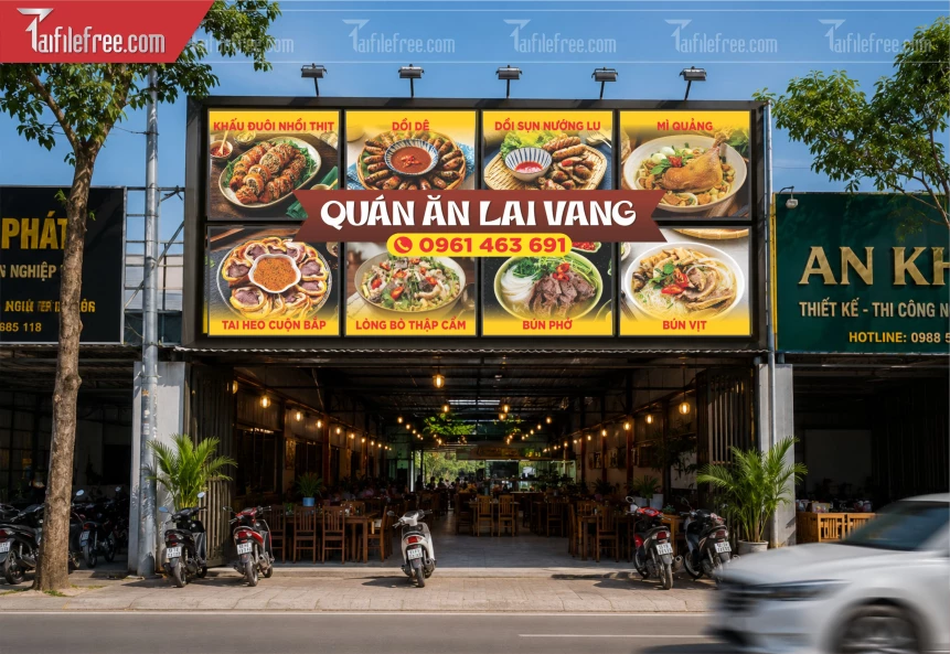 Biển Quảng Cáo, Bảng Hiệu Tiệm Lẩu_BH1253