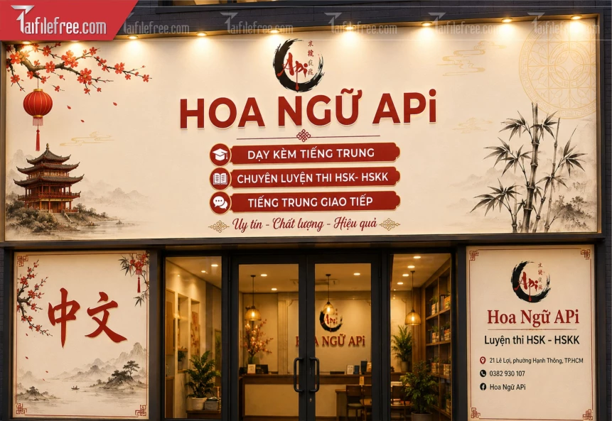 Biển Quảng Cáo, Bảng Hiệu Phòng Học_BH1262