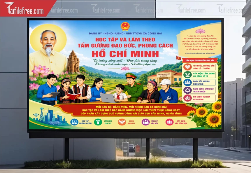 Mẫu Biểu Ngữ Tuyên Truyền Cổ Động_BH1265