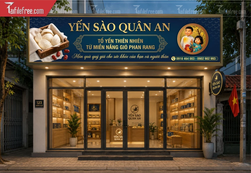 Biển Quảng Cáo, Bảng Hiệu Tiệm Yến Sào_BH1268