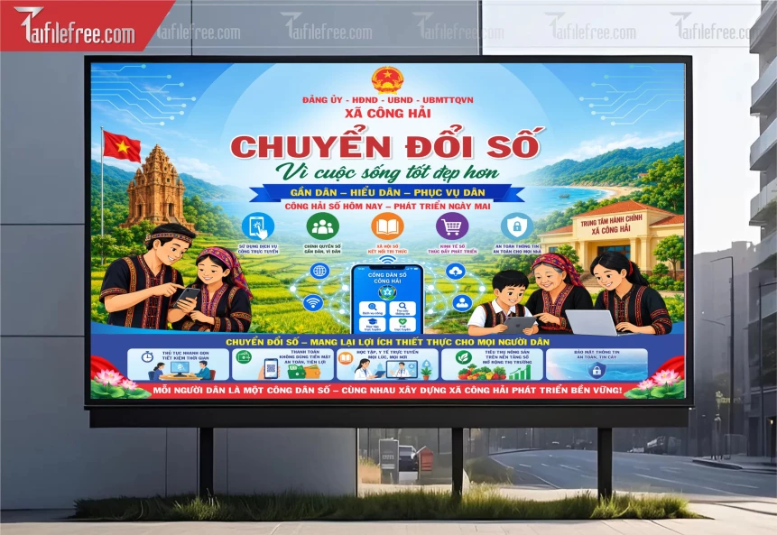 Mẫu Pano Tuyên Truyền Cổ Động_BH1271
