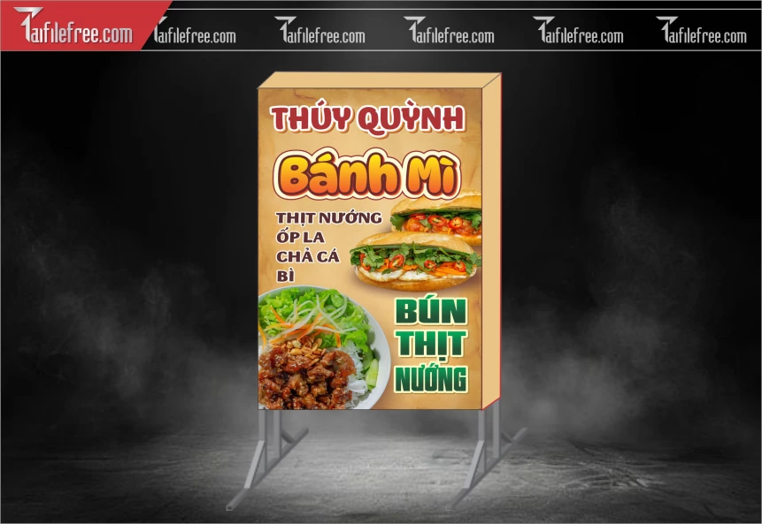 Biển Hiệu, Bảng Hộp Đèn Tiệm Bánh Mỳ_BH1278