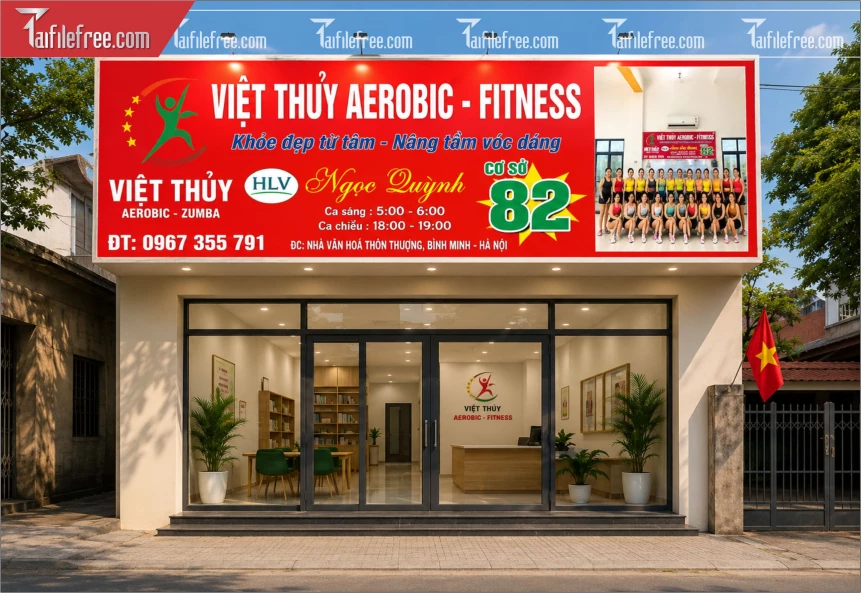 Biển Quảng Cáo, Bảng Hiệu Phòng AEROBIC_BH1279