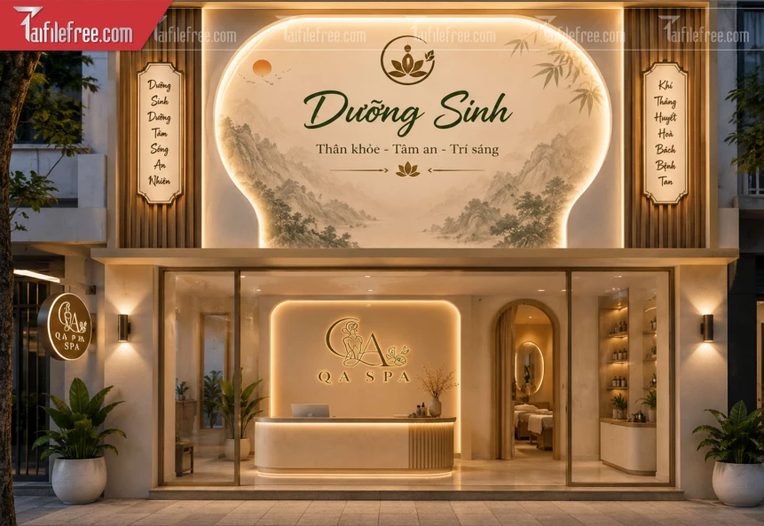 Biển Quảng Cáo, Bảng Hiệu Tiệm Spa_BH1289