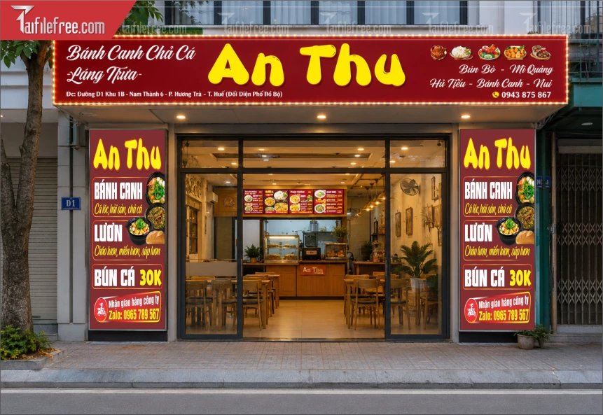 Biển Quảng Cáo, Bảng Hiệu Tiệm Bánh Canh_BH1303