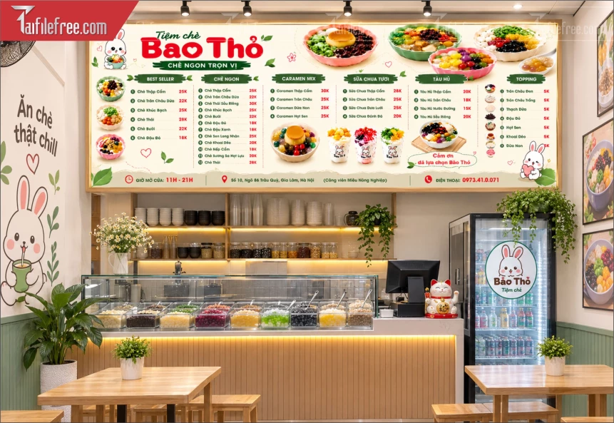 Menu Tiệm Chè_BH1306