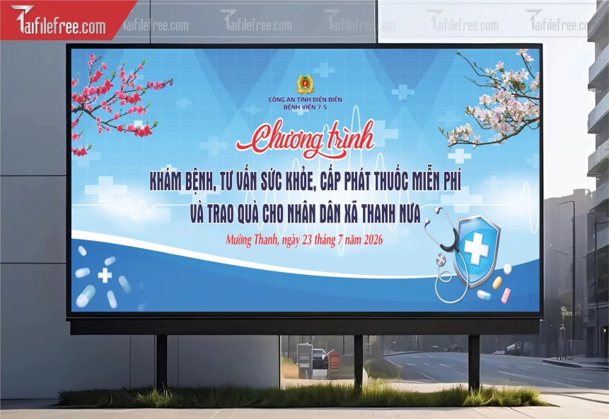 Mẫu Phông Nền Phòng Khám Tư Vấn Miễn Phí_BH1314