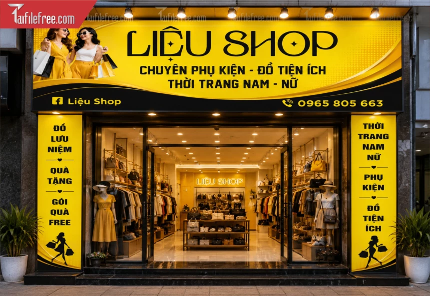 Biển Quảng Cáo, Bảng Hiệu Tiệm Thời Trang_BH1324