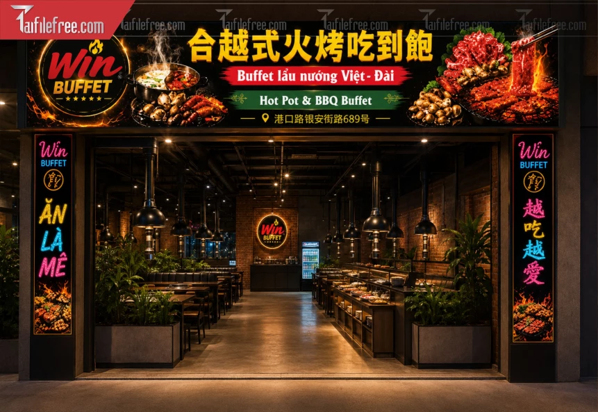 Biển Quảng Cáo, Bảng Hiệu Tiệm Nướng_BH1353